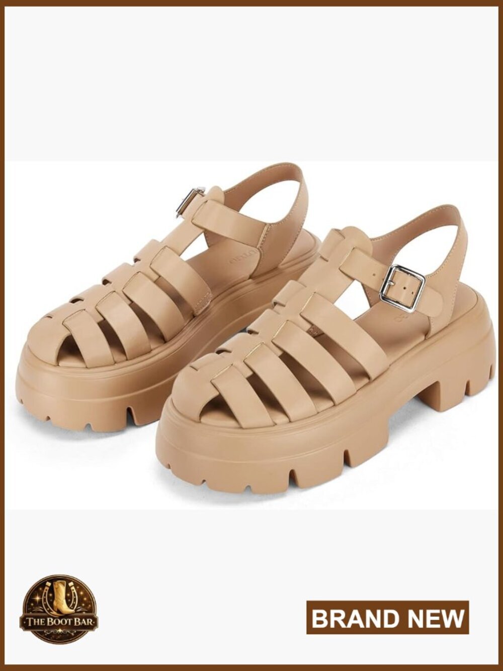 Platform Chunky Heels Sandals Gladiator Ankle Strap Lug Sole Y2K Shoes